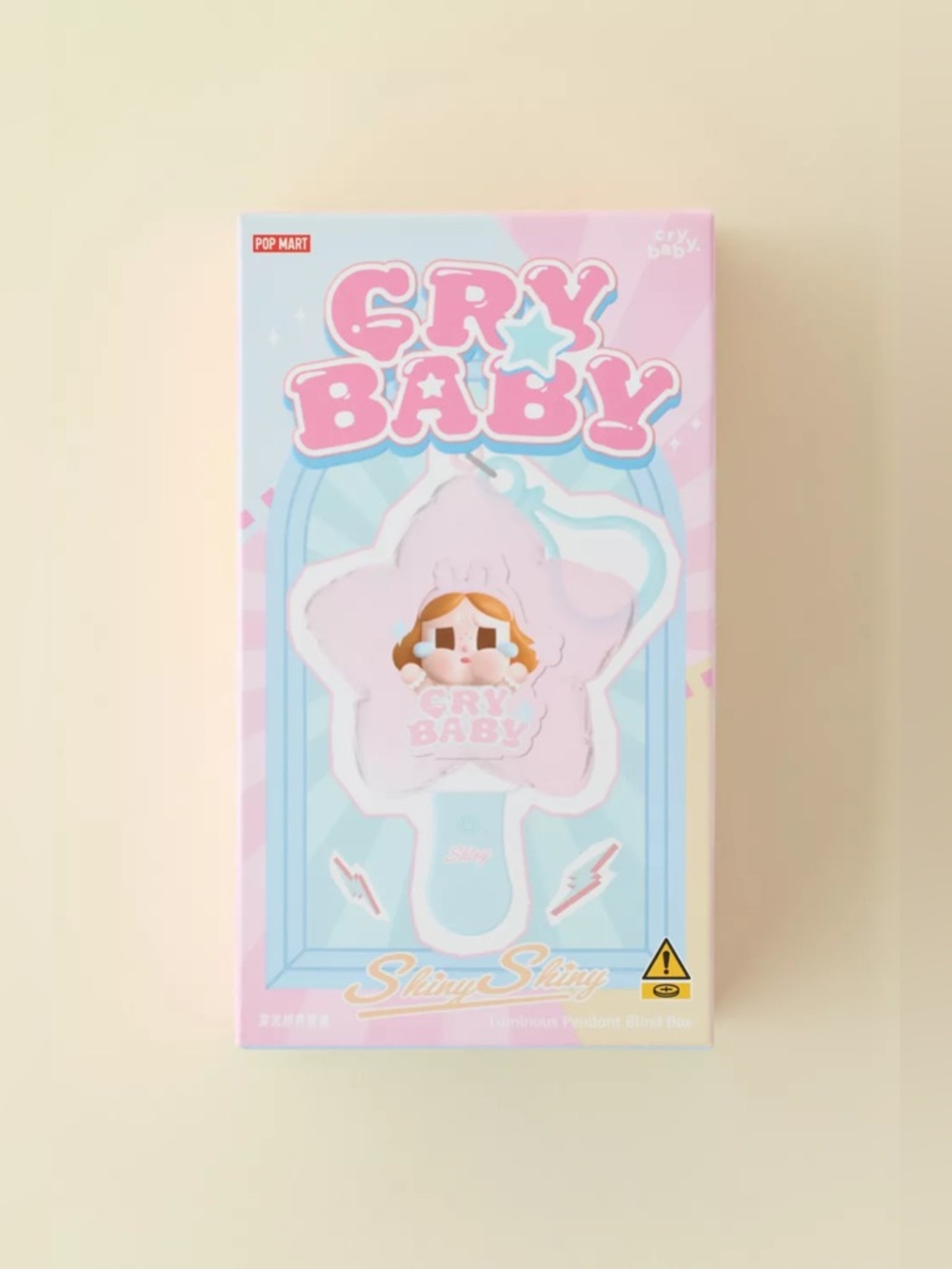 POP MART CRYBABY Shiny Shiny Series Luminous Blind Box Pendant Keychain BagCharm - Picture 5 of 5